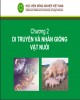 Bài giảng Nhập môn chăn nuôi - Chương 2: Di truyền và nhân giống vật nuôi