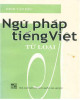 Ebook Ngữ pháp Tiếng Việt - Từ loại: Phần 1