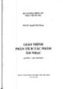 Giáo trình Phân tích tác phẩm Âm nhạc (Quyển 1-Bậc đại học) - PGS.TS. Nguyễn Thị Nhung