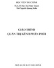 Giáo trình Quản trị kênh phân phối: Phần 2 - PGS. TS Đào Thị Minh Thanh