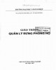 Giáo trình Quản lý rừng phòng hộ: Phần 2 - ĐH Lâm Nghiệp